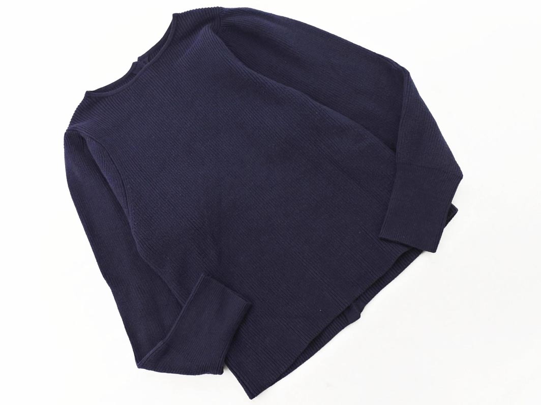 IENA イエナ ボリュームスリーブ カーディガン sizeF/紺 ◇■ ☆ fkb7 レディース_画像1