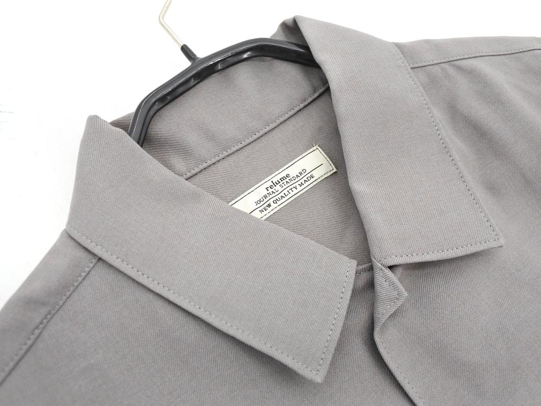 JOURNAL STANDARD relume ジャーナルスタンダードレリューム 半袖 シャツ sizeL/グレー ■◆ ☆ fkb7 メンズ_画像2