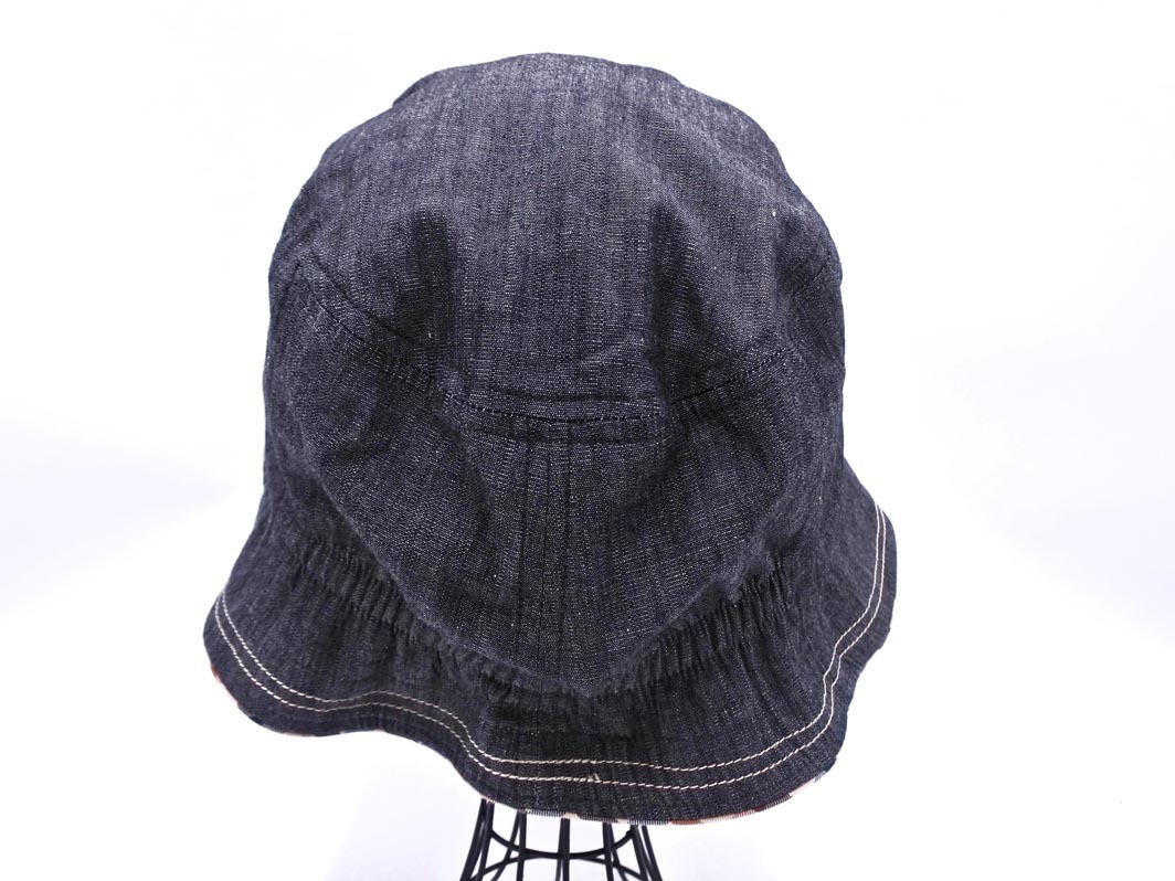 DAKS ダックス バケット ハット sizeM/チャコール ■■ ☆ fkb7 レディース_画像4