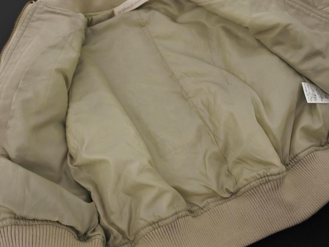 31 Sons de mode トランテアンソンドゥモード シャーリング ブルゾン ジャケット size36/ベージュ ◇■ ☆ fkb7 レディース_画像4