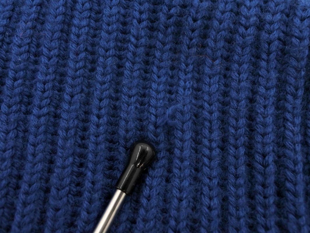 EDIFICE エディフィス ウール100% クルーネック ニット セーター size46/紺 ◇■ ☆ fkb8 メンズ_画像5