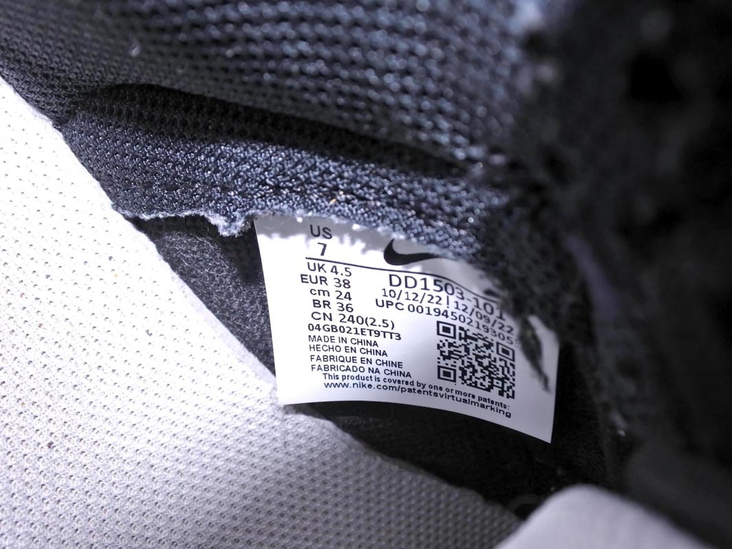 NIKE ナイキ DD1503 101 DUNK LOW スニーカー size24/黒ｘ白 ■■ ☆ fkb8 レディース_画像8