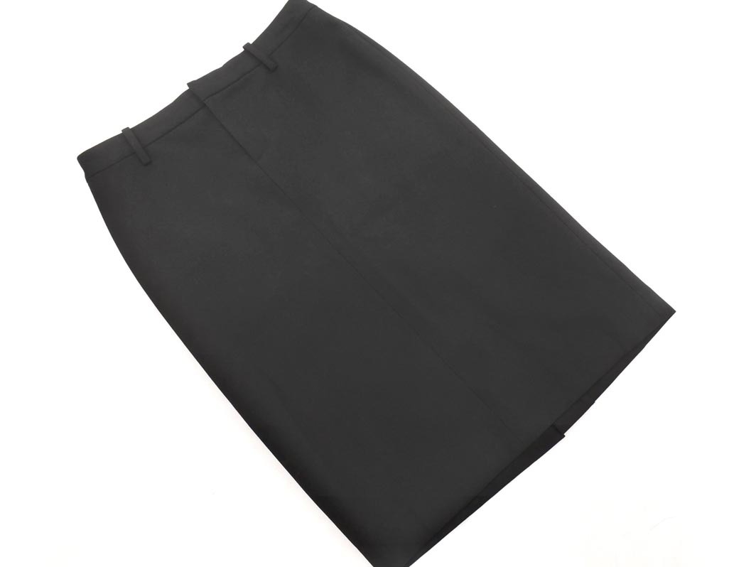 Ralph Lauren ラルフローレン ウール混 タイト スカート size7/黒 ◇■ ☆ fkb8 レディース_画像1