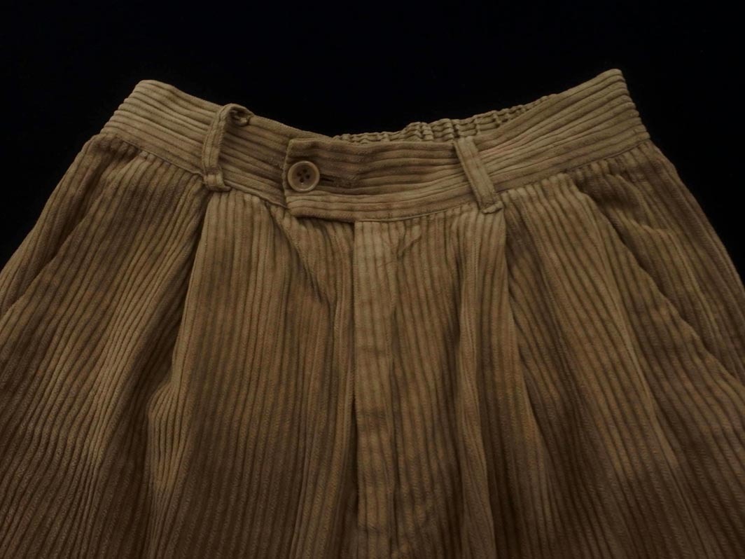 URBAN RESEARCH アーバンリサーチ コーデュロイ タック ワイド パンツ sizeF/ベージュ ◇■ ☆ fkb8 レディース_画像6