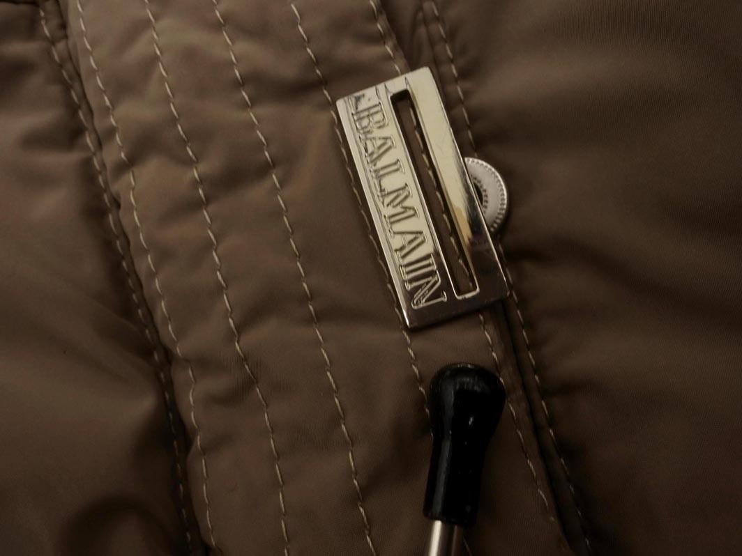 BALMAIN バルマン ダウン コート sizeL/ベージュ ◆■ ☆ fkb8 レディース_画像6