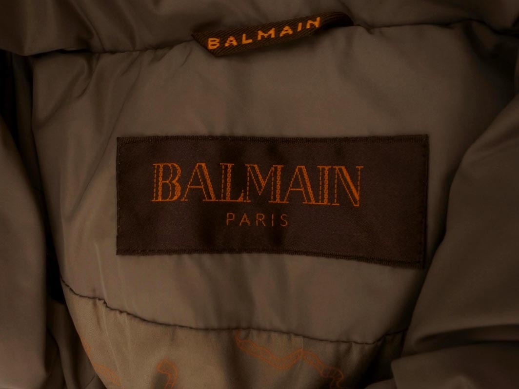 BALMAIN バルマン ダウン コート sizeL/ベージュ ◆■ ☆ fkb8 レディース_画像9
