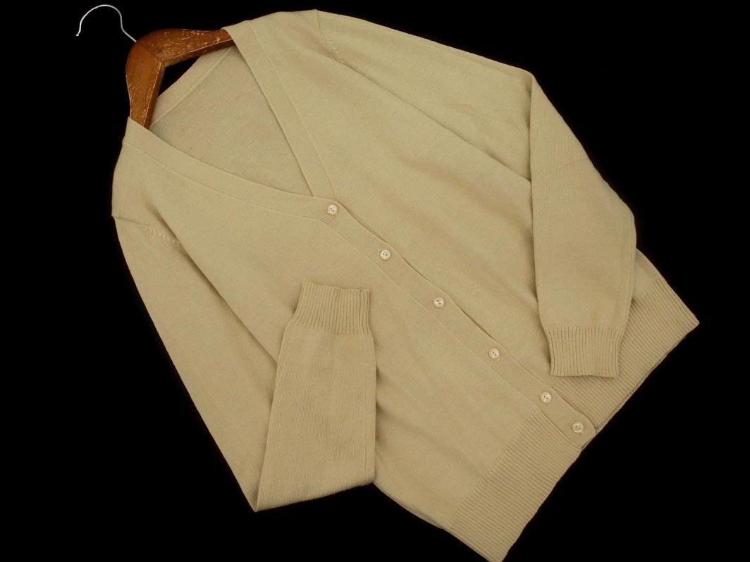 pour la frime プーラフリーム ウール混 カーディガン ベージュ ◇■ ☆ fkb8 レディース_画像1