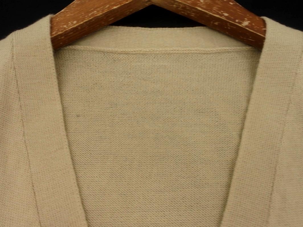 pour la frime プーラフリーム ウール混 カーディガン ベージュ ◇■ ☆ fkb8 レディース_画像4