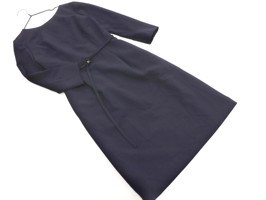 Rope Picnic ロペピクニック Aライン ワンピース size34/紺 ◇■ ☆ fkb8 レディース_画像1