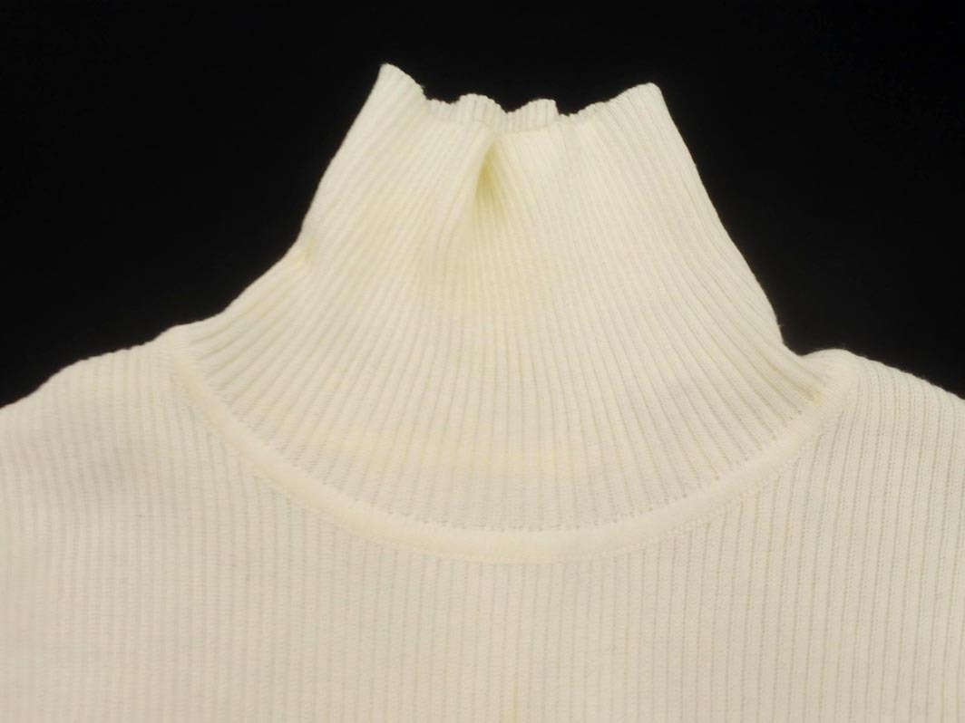 mystic ミスティック ハイネック リブ ニット セーター sizeF/オフホワイト ◇■ ☆ fkb8 レディース_画像3