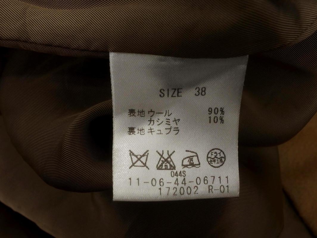 BALLSEY ボールジー トゥモローランド カシミヤ混 ノースリーブ ワンピース size38/キャメル ◇■ ☆ fkb8 レディース_画像6