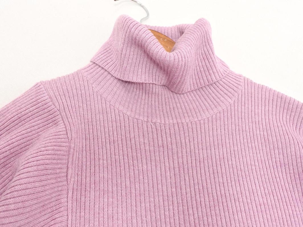 ADAM ET ROPE’ アダムエロペ ハイネック ワイド幅 ニット セーター sizeF/ピンク ◇■ ☆ fkb8 レディース_画像3