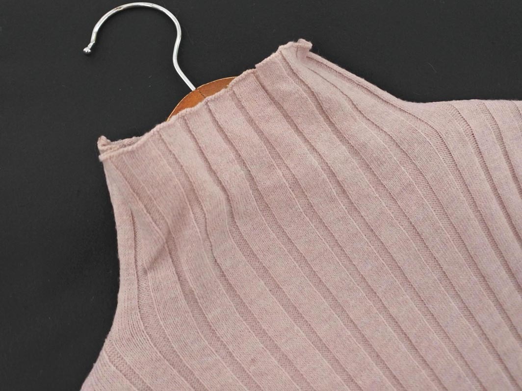 mystic ミスティック ボトルネック ニット セーター sizeF/ピンク ◇■ ☆ fkb8 レディース_画像2
