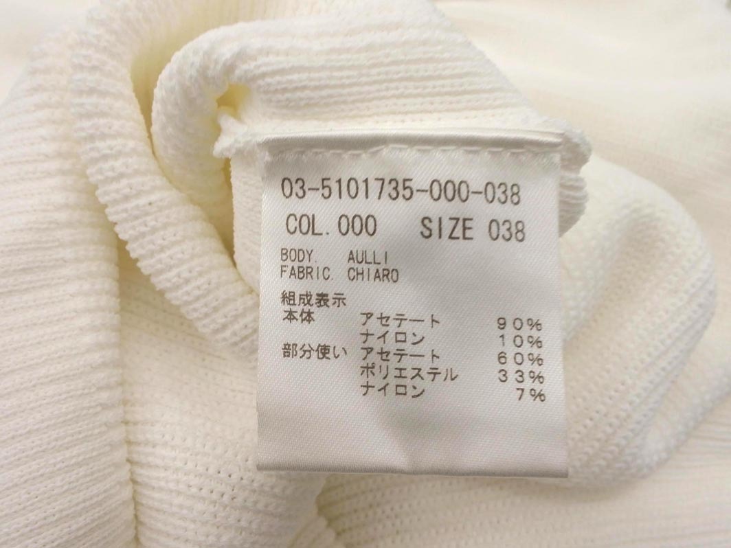 theory luxe セオリーリュクス 袖切替 ニット セーター size38/白 ■◇ ☆ fkb9 レディース_画像7