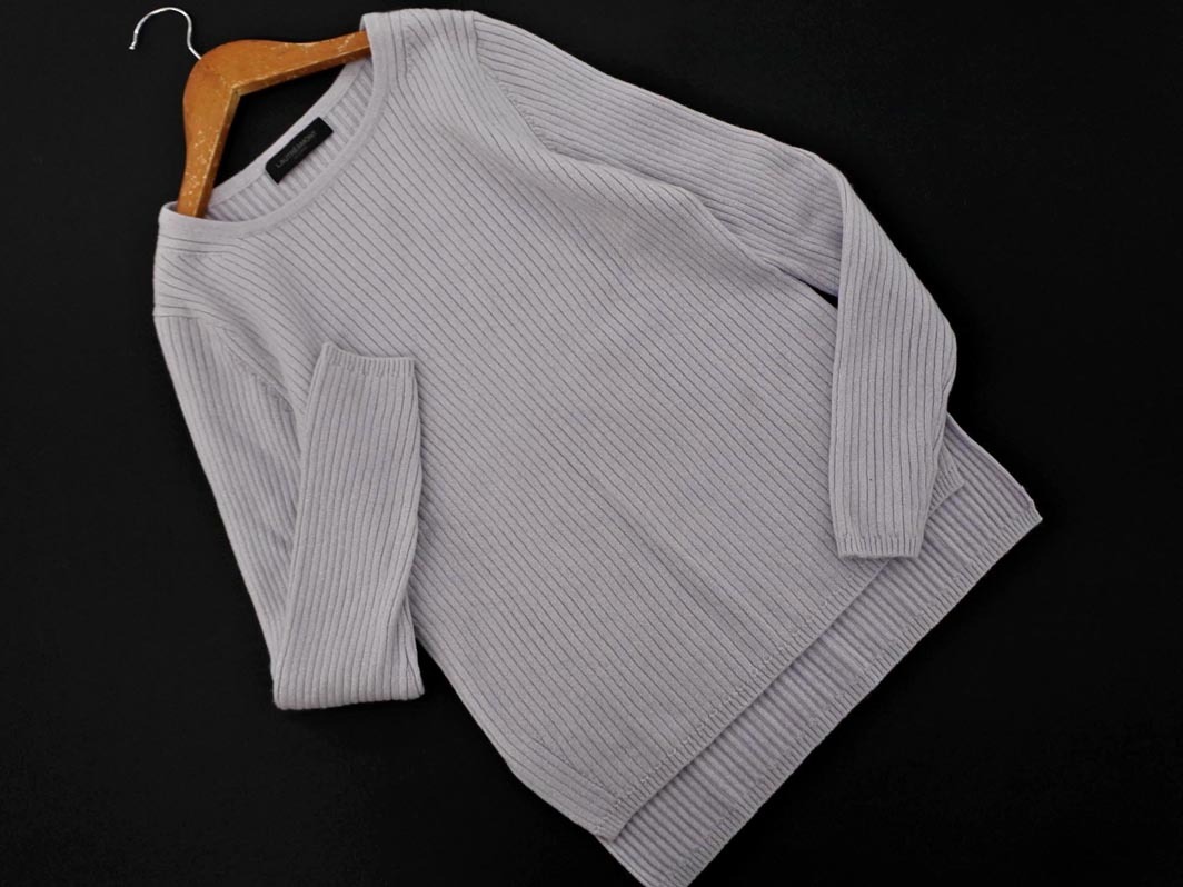 LAUTREAMONT low to редкость mon шерсть . ребра вязаный свитер size38/ светло-серый *# * fkb9 женский 