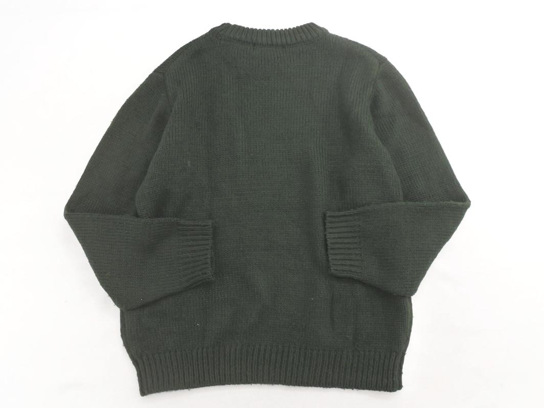 nano universe ナノユニバース クルーネック ニット セーター sizeM/緑 ◇■ ☆ fkb9 メンズ_画像5