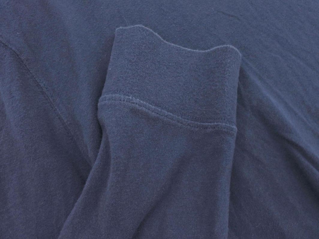 Abercrombie & Fitch アバクロンビー＆フィッチ ロゴ 刺繍 カットソー sizeM/紺 ◇■ ☆ fkb9 メンズ_画像3