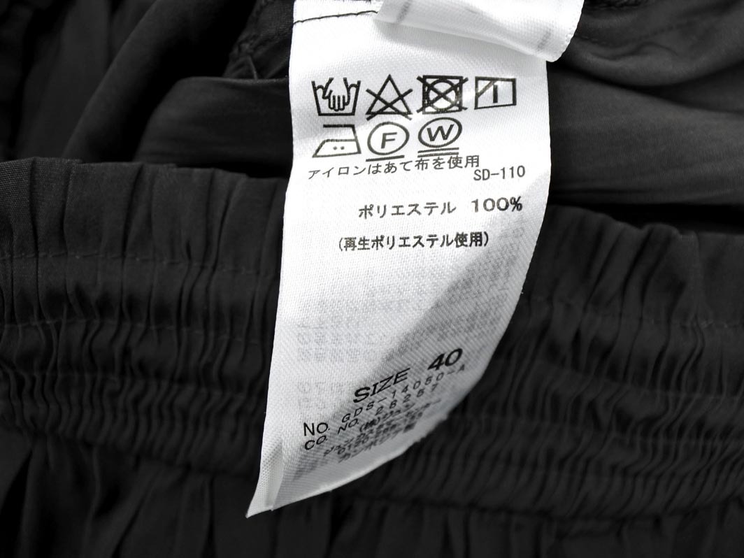 ネコポスOK 新品 Rope Picnic ロペピクニック イージー パンツ size40/黒 ◇■ ☆ fkc1 レディース_画像5