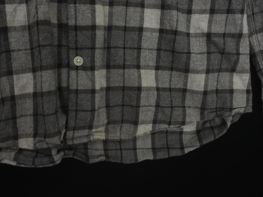 THE SHOP TK ザショップティーケー タケオキクチ チェック シャツ sizeL/グレー ◇■ ☆ fkc1 メンズ_画像2