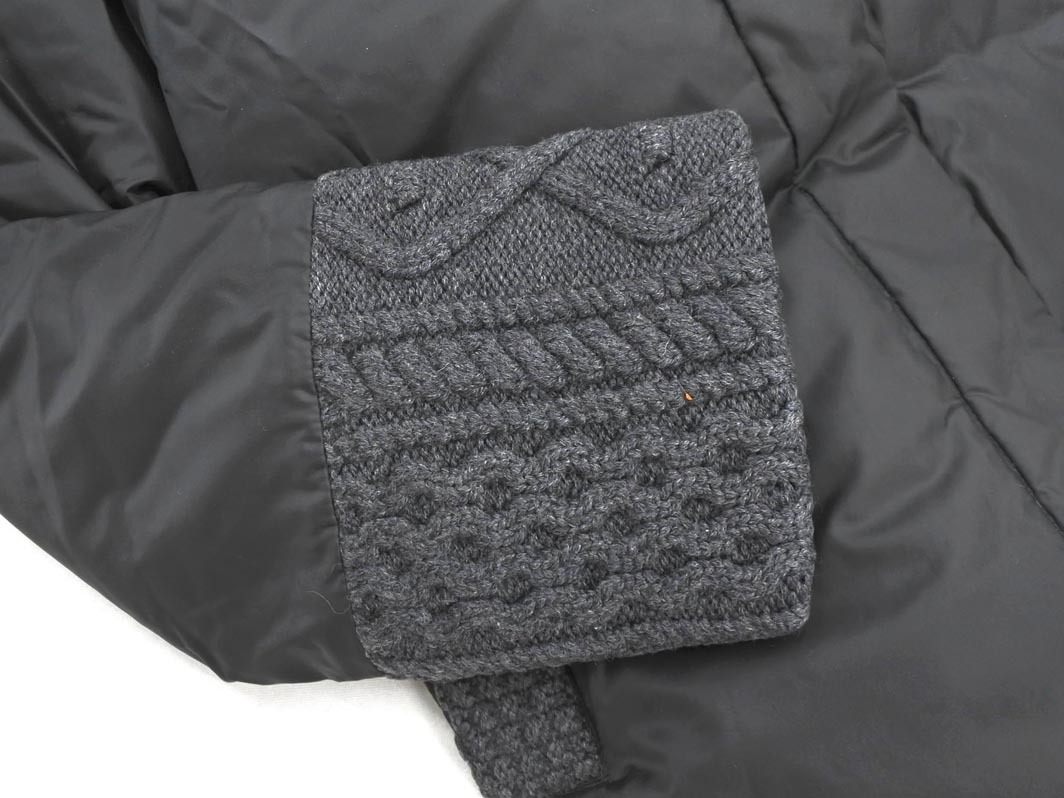 PAUL & JOE paul (pole) & Joe кабель плетеный вязаный переключатель пуховик size36/ чёрный x серый *# * fkc1 женский 