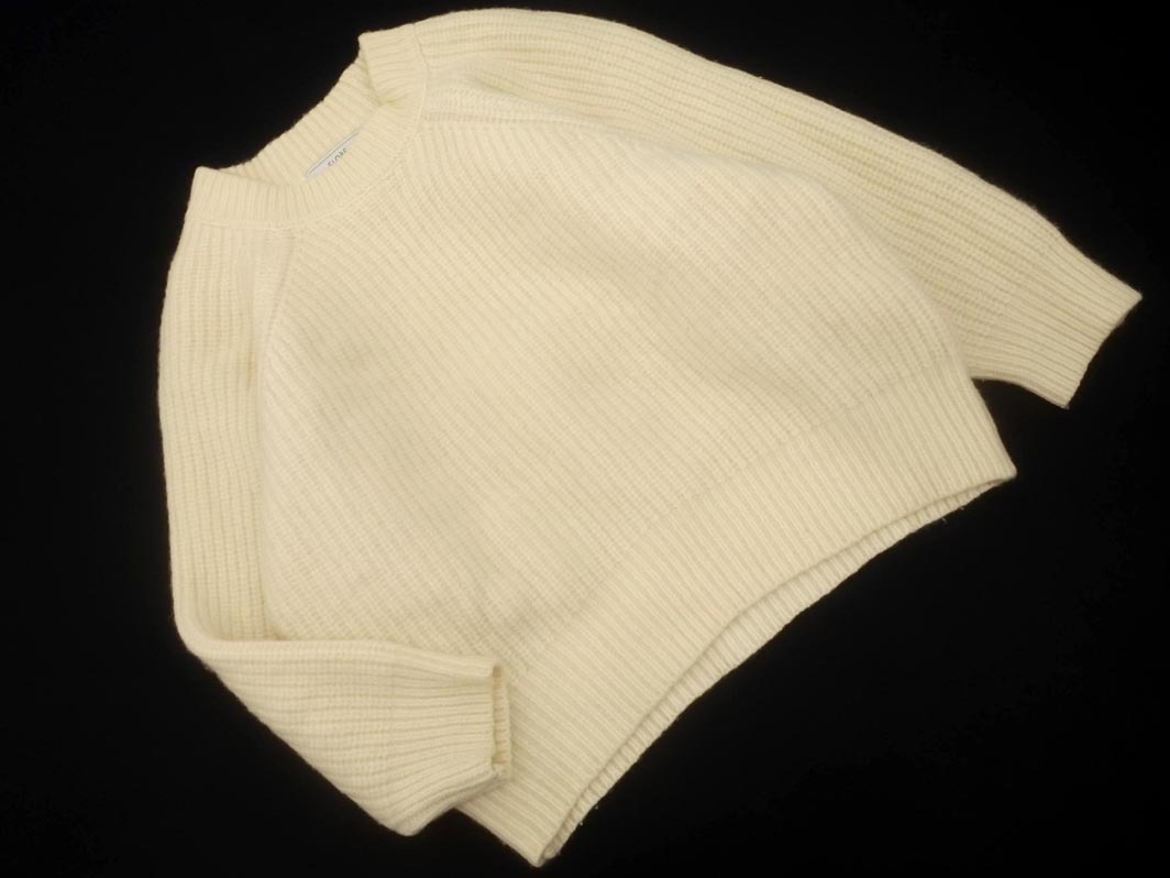 SLOBE IENA スローブイエナ ウール混 ニット セーター オフホワイト ◇■ ☆ fkc1 レディース_画像1