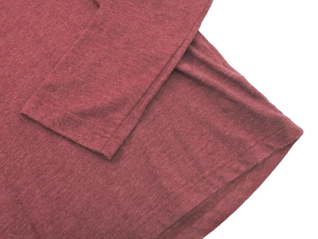 Abercrombie & Fitch アバクロンビー&フィッチ ワンポイント 刺繍 プルオーバー カットソー sizeS/ボルドー ◇■ ☆ fkc0 メンズ_画像2