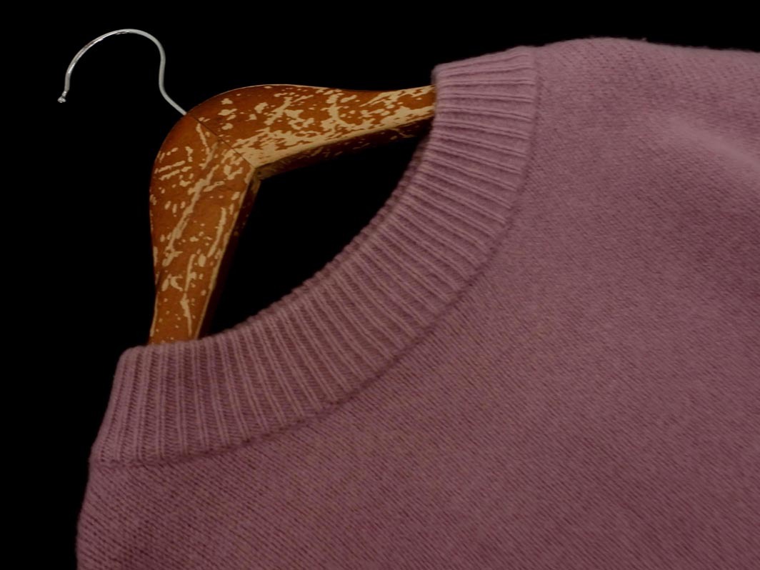 snidel スナイデル ウール100% ボリュームスリーブ ニット セーター sizeF/ピンク ◇■ ☆ fkc1 レディース_画像2