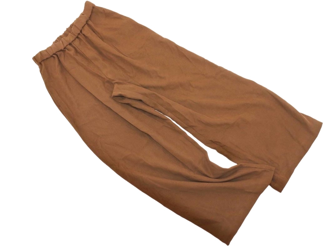新品 Rope Picnic ロペピクニック ワイド パンツ size40/茶 ◇■ ☆ fkc1 レディース_画像1