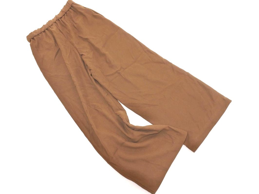 新品 Rope Picnic ロペピクニック ワイド パンツ size40/茶 ◇■ ☆ fkc1 レディース_画像4