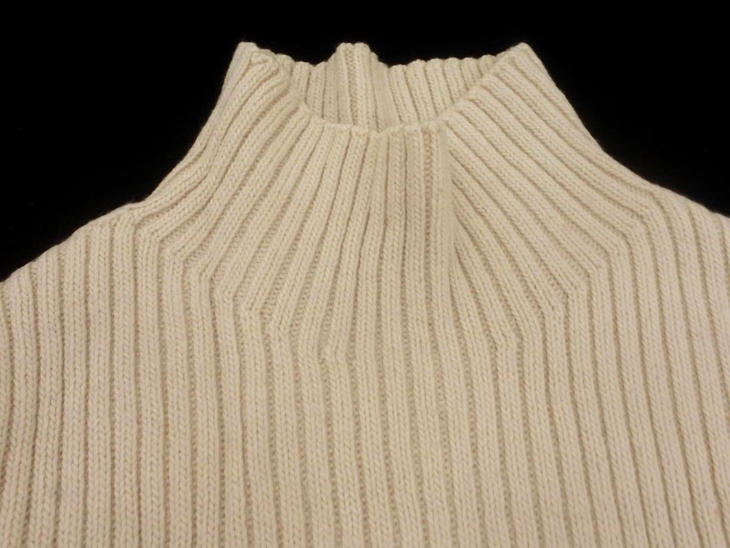 BEAUTY & YOUTH ビューティ&ユース ユナイテッドアローズ ウール混 リブ ニット セーター ベージュ ◇■ ☆ fkc0 レディース_画像2