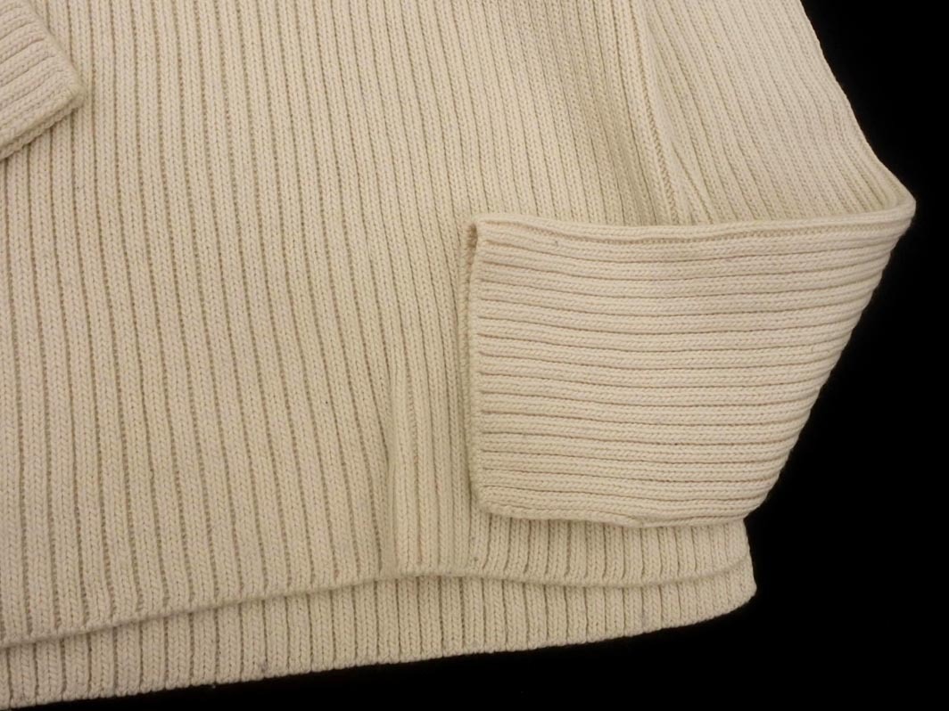 BEAUTY & YOUTH ビューティ&ユース ユナイテッドアローズ ウール混 リブ ニット セーター ベージュ ◇■ ☆ fkc0 レディース_画像3