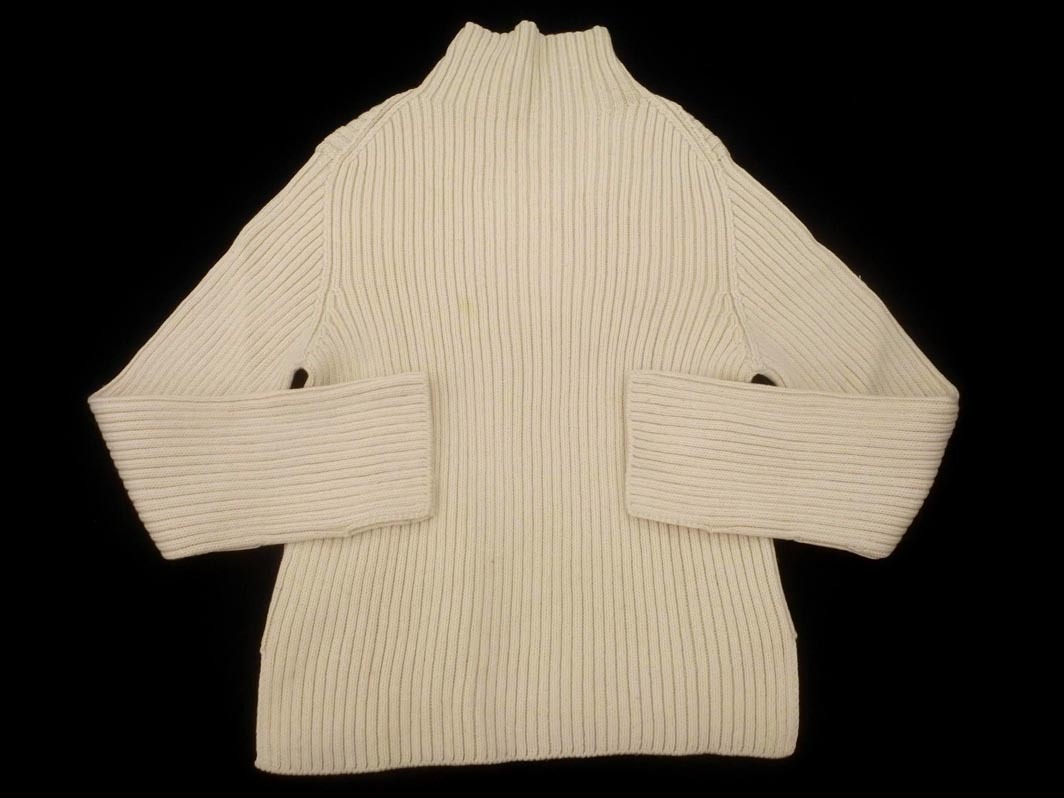 BEAUTY & YOUTH ビューティ&ユース ユナイテッドアローズ ウール混 リブ ニット セーター ベージュ ◇■ ☆ fkc0 レディース_画像4