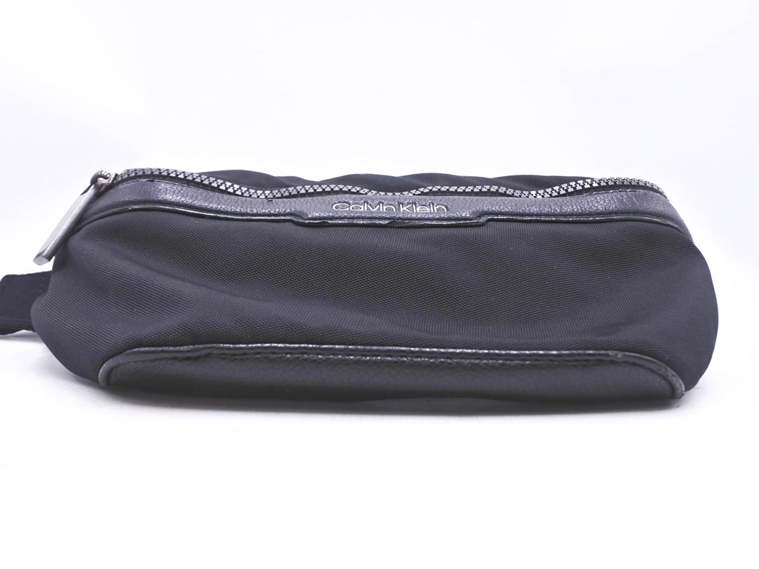 Calvin Klein カルバンクライン ウエストポーチ バッグ 黒 ■■ ☆ fkc0 メンズ_画像4