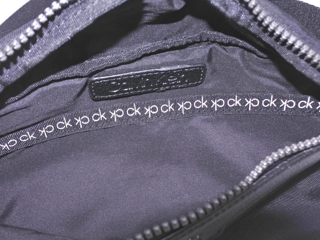 Calvin Klein カルバンクライン ウエストポーチ バッグ 黒 ■■ ☆ fkc0 メンズ_画像7
