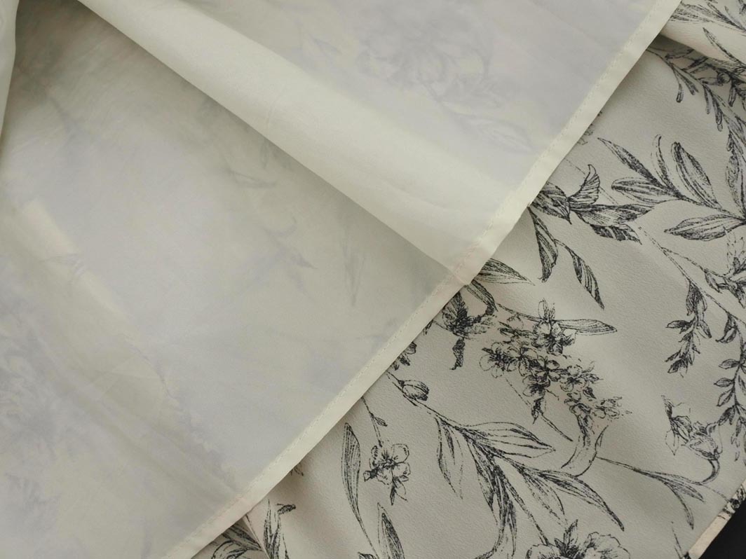 ネコポスOK DRESSTERIOR ドレステリア フラワープリント ロング スカート size34/アイボリー ■◇ ☆ fkc0 レディース_画像3