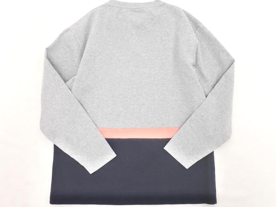 ADAM ET ROPE’ アダムエロペ ボーダー カットソー sizeM/グレーxピンクx紺 ◇■ ☆ fkc0 レディース_画像4