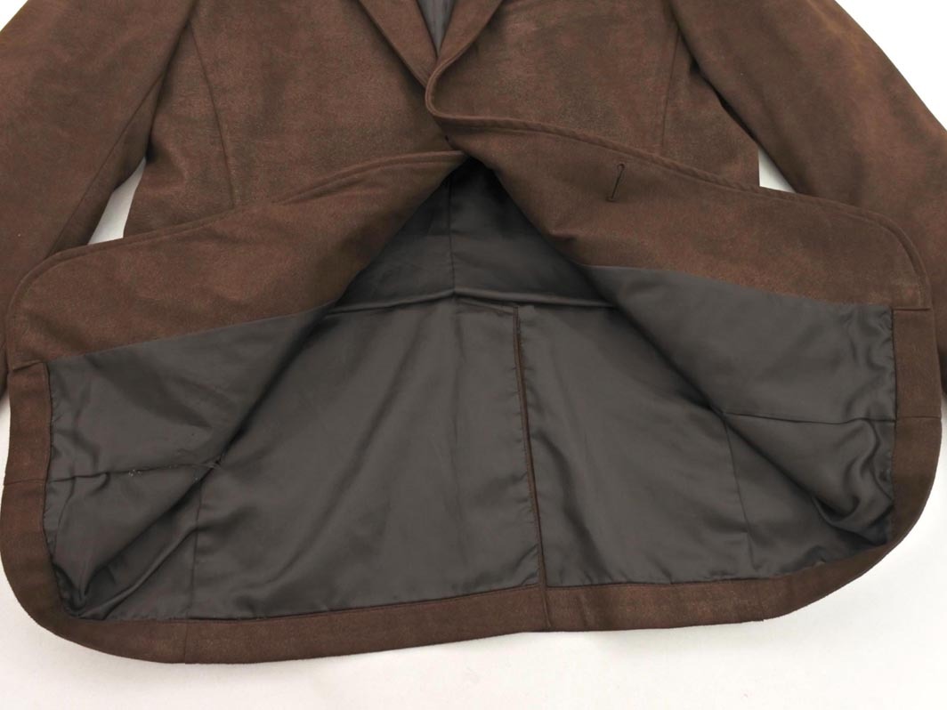 TAKEO KIKUCHI タケオキクチ スウェード調 ジャケット size3/ダークブラウン ◇■ ☆ fkc0 メンズ_画像5
