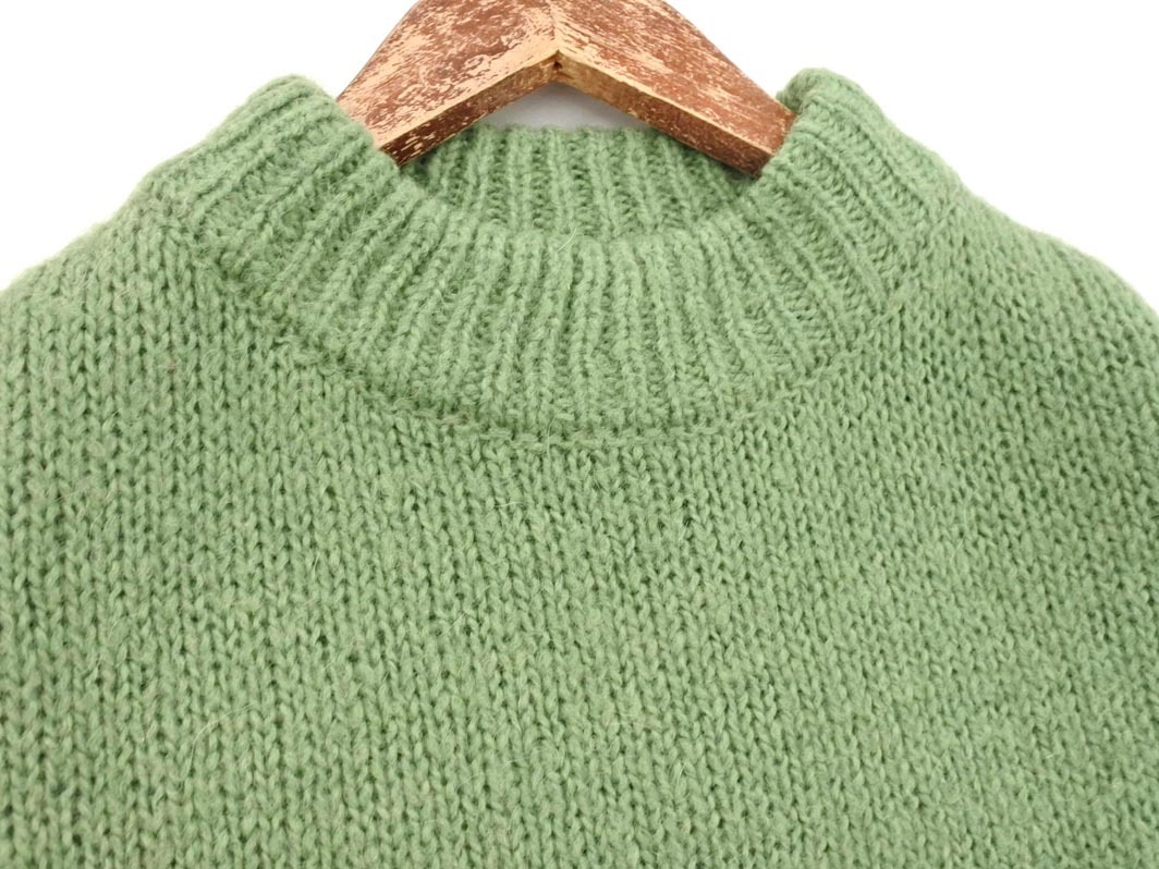Heather ヘザー ウール混 ニット セーター sizeF/緑 ◇■ ☆ fkc5 レディース_画像3