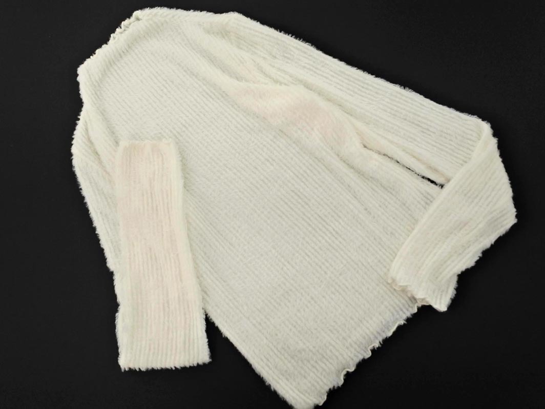 Heather ヘザー メロウフリル ニット セーター sizeF/オフホワイト ◇■ ☆ fkc5 レディース_画像1