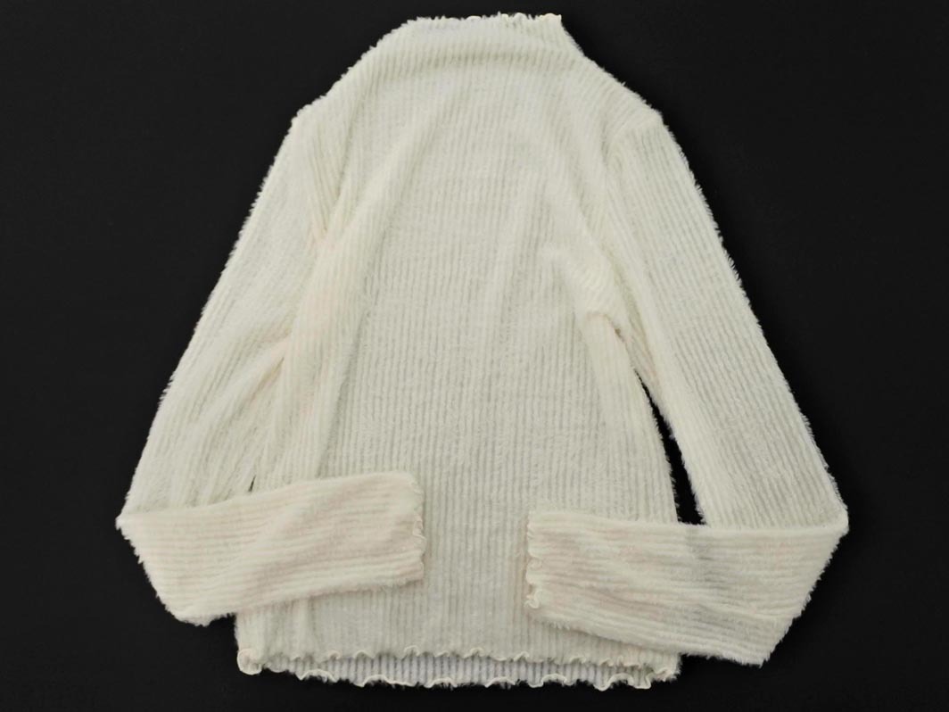 Heather ヘザー メロウフリル ニット セーター sizeF/オフホワイト ◇■ ☆ fkc5 レディース_画像4