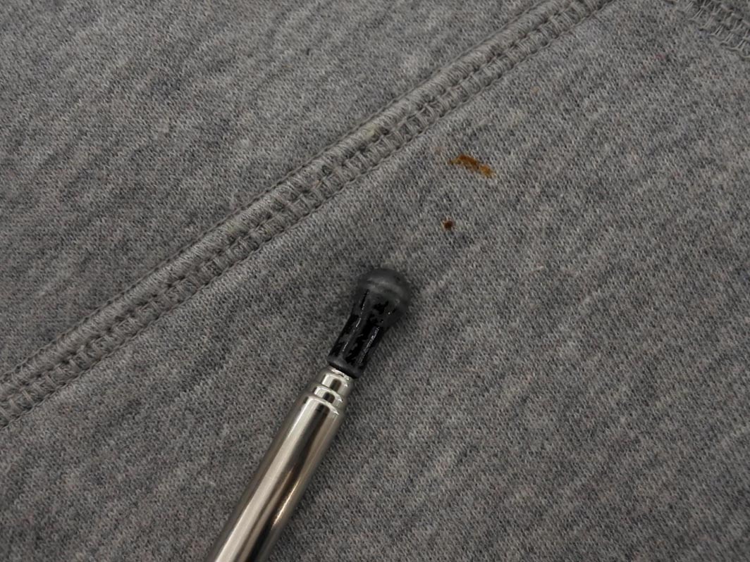 adidas アディダス 裏起毛 プリント プルオーバー パーカー sizeM/グレー ◇■ ☆ fkc5 レディース_画像4