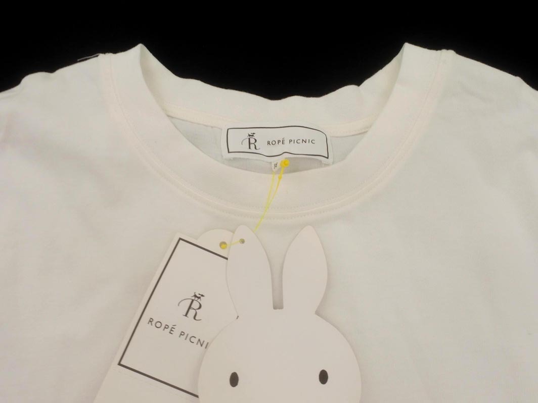 新品 Rope Picnic ロペピクニック miffy ミッフィー プルオーバー Tシャツ size38/白 ◇■ ☆ fkc5 レディース_画像3