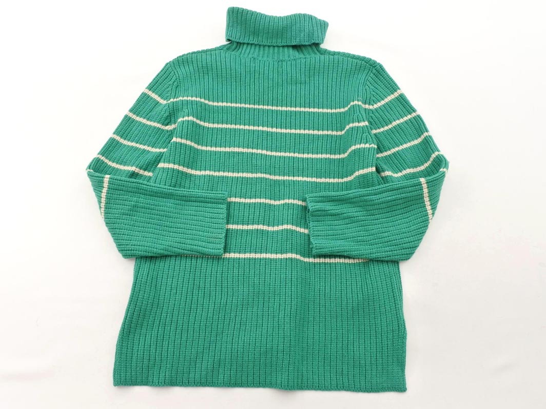 Rope Picnic ロペピクニック ハイネック ボーダー ニット セーター size38/緑ｘグレー ◇■ ☆ fkc5 レディース_画像5