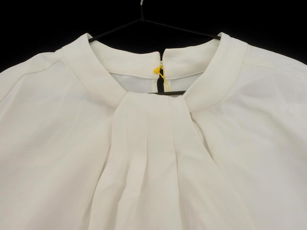 ネコポスOK 新品 Rope Picnic ロペピクニック ボウタイ ブラウス シャツ size40/オフホワイト ◇■ ☆ fkc5 レディース_画像3