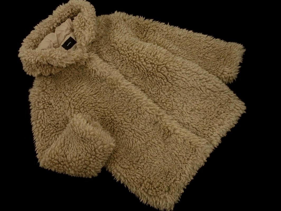 MURUA ムルーア ボア プードル コート sizeF/ベージュ ◆■ ☆ fkc6 レディース_画像1