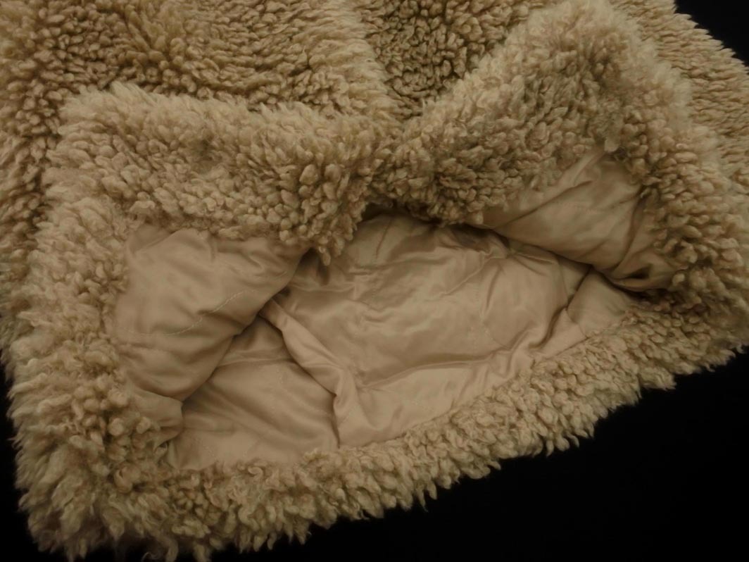 MURUA ムルーア ボア プードル コート sizeF/ベージュ ◆■ ☆ fkc6 レディース_画像5