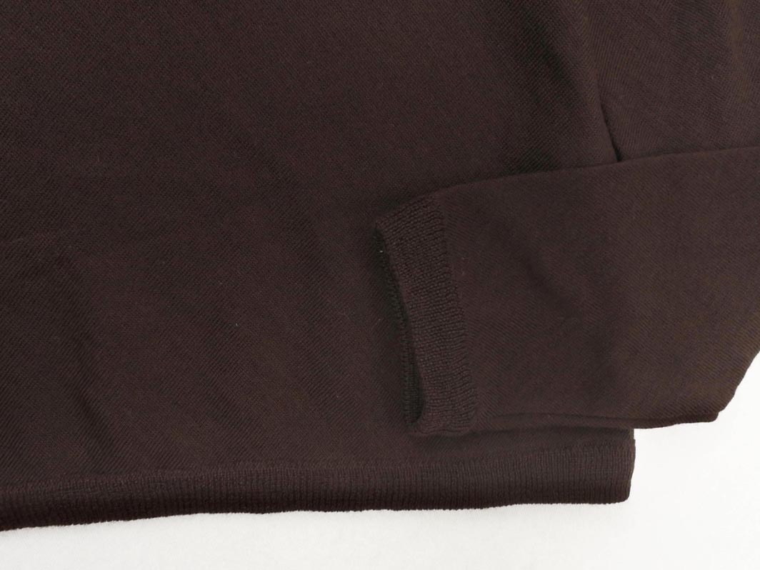 BURBERRY バーバリー ウール100% タートルネック ニット セーター sizeM/茶 ◇■ ☆ fkc6 レディース_画像2