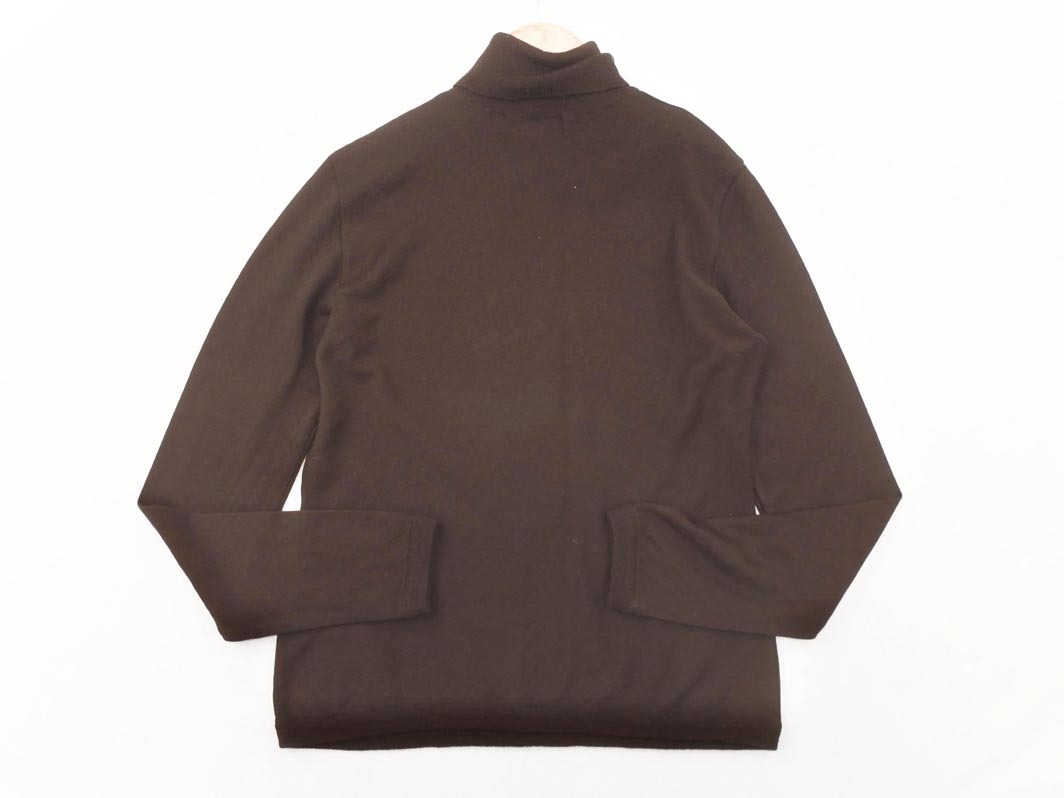 BURBERRY バーバリー ウール100% タートルネック ニット セーター sizeM/茶 ◇■ ☆ fkc6 レディース_画像6