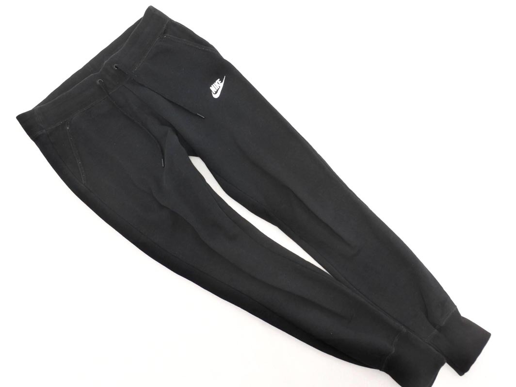 NIKE ナイキ ワンポイント 刺繍 スウェット パンツ sizeS/黒 ◇■ ☆ fkc6 レディース_画像1