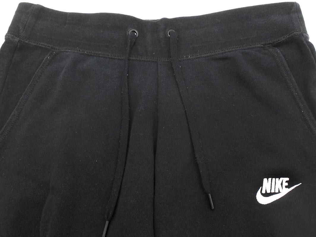 NIKE ナイキ ワンポイント 刺繍 スウェット パンツ sizeS/黒 ◇■ ☆ fkc6 レディース_画像3